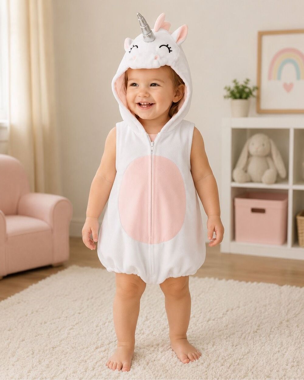 Carter’s 18 Month Girl Unicorn Costume Photo Prop Halloween Dress Up Cosplay